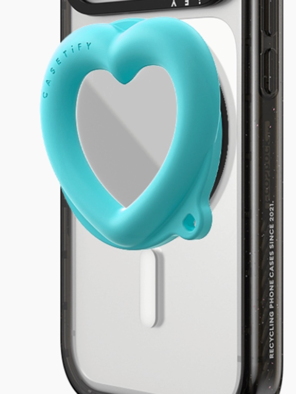 casetify - Candy Mirror Grip Stand - Mint Heart